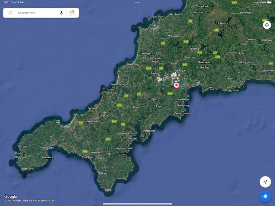 White Eden - Explore Cornwall From A Comfy Central Appartment St Austell Εξωτερικό φωτογραφία